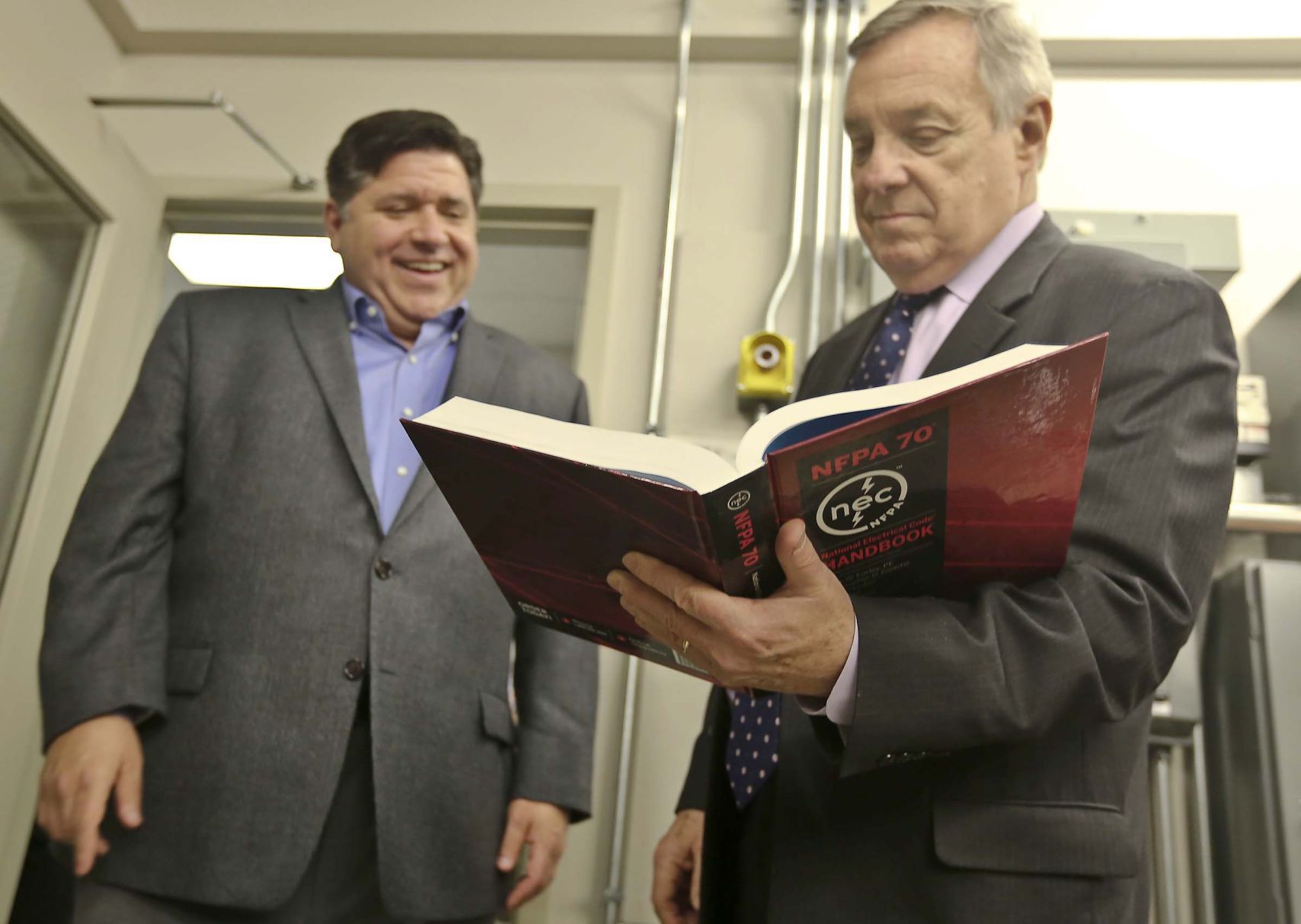 Pritzker and Durbin in Decatur